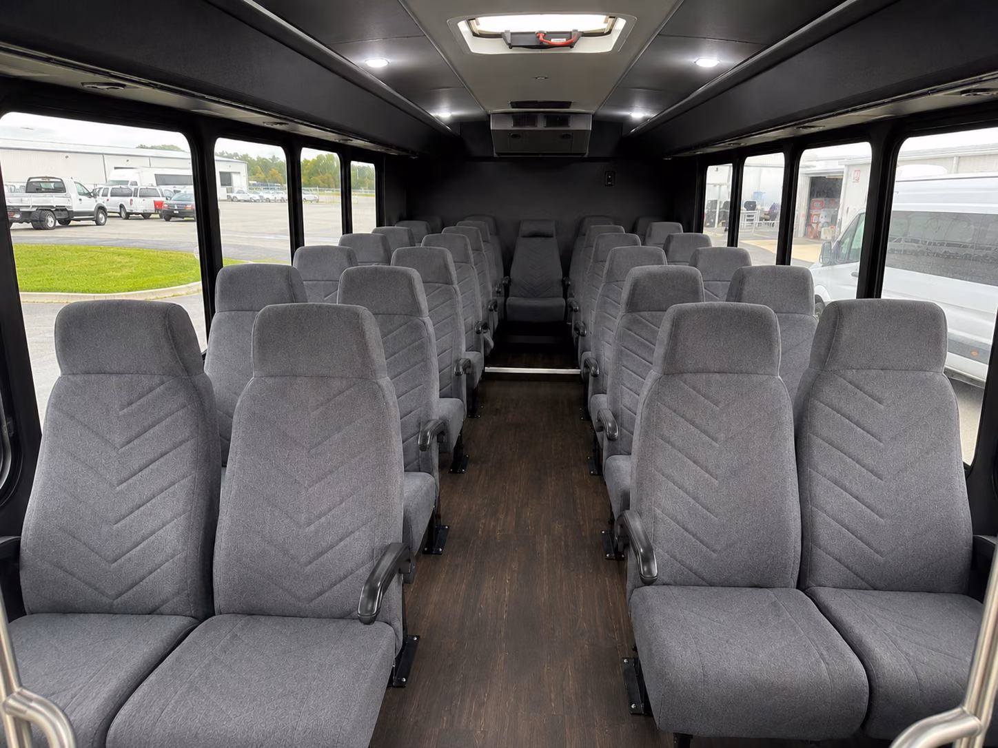 las cruces 18 passenger minibus interior