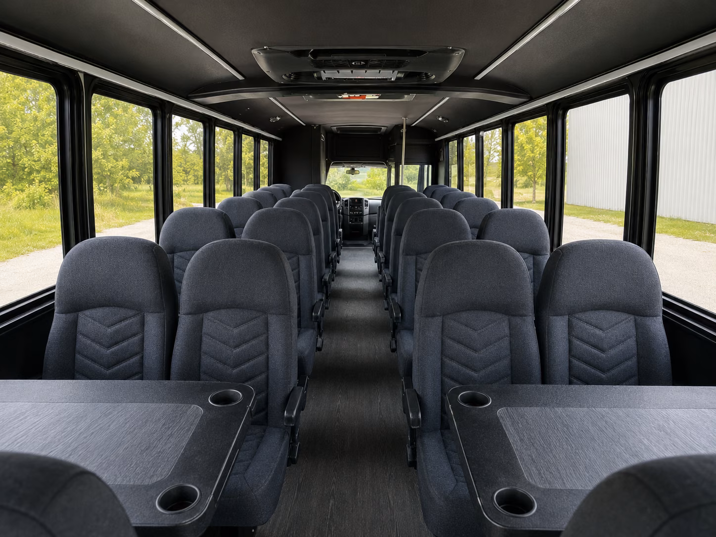 las cruces 20 passenger minibus inside