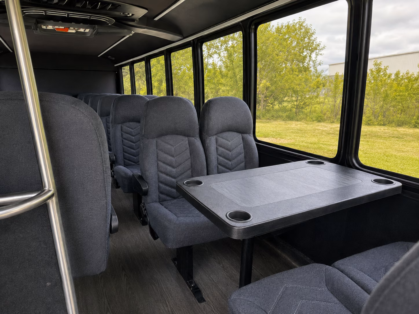 las cruces 20 passenger minibus interior