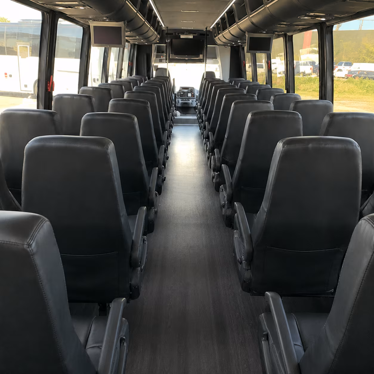 las cruces 35 passenger minibus inside