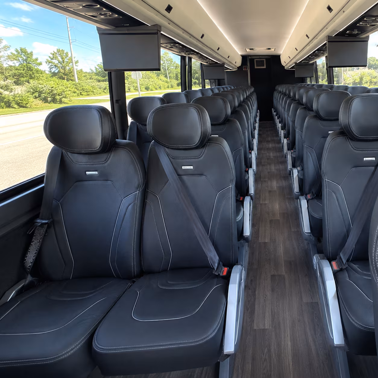 las cruces charter bus inside