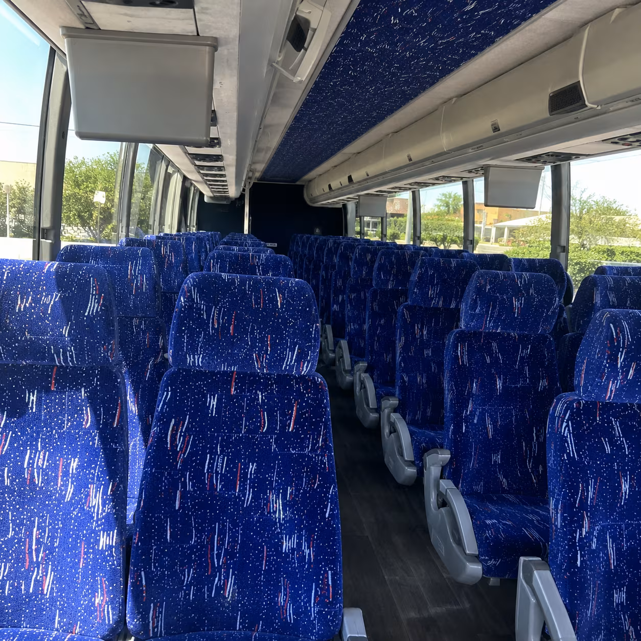 las cruces charter bus interior