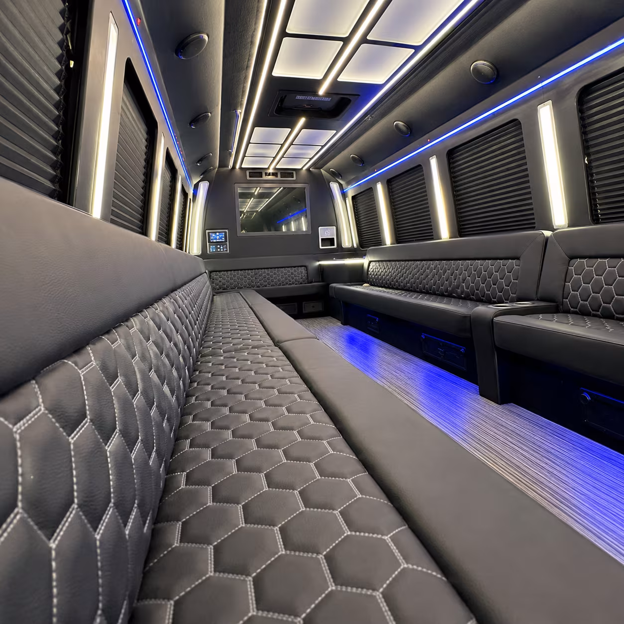 las cruces party bus interior